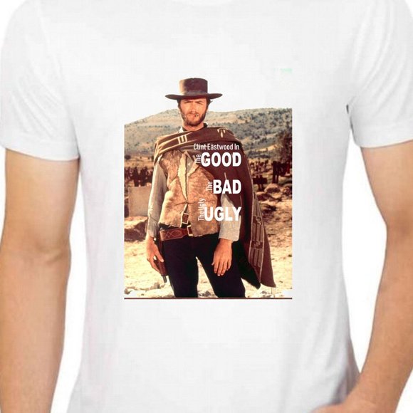 Good Bad Ugly Clint Eastwood T shirt For Men - Picture 1 of 1